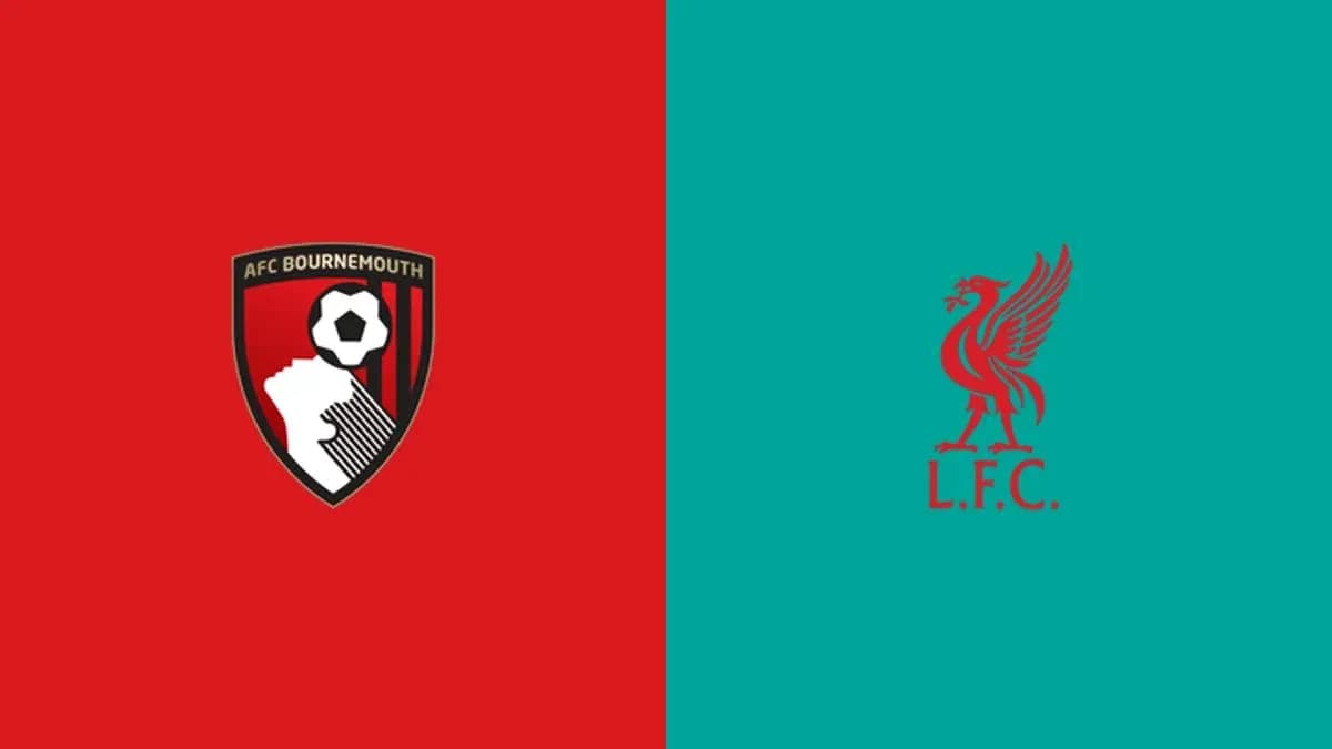 Logos of AFC Bournemouth and Liverpool FC Logos of AFC Bournemouth and Liverpool FC