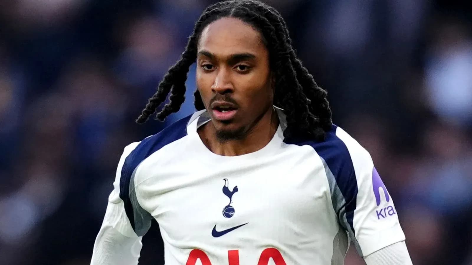 Player wearing Tottenham Hotspur kit during match Player wearing Tottenham Hotspur kit during match