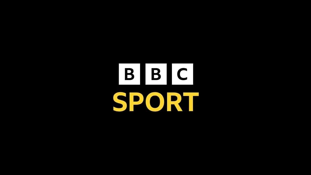 BBC Sport logo on black background BBC Sport logo on black background