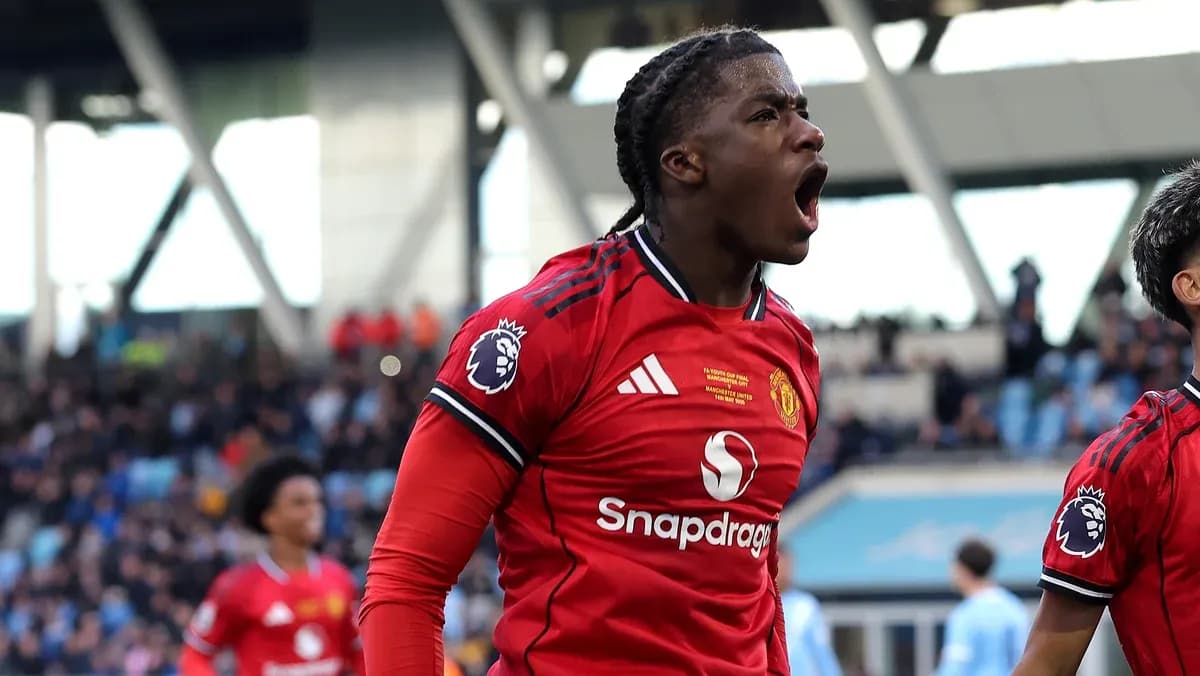 Manchester United player celebrating a goal passionately Manchester United player celebrating a goal passionately