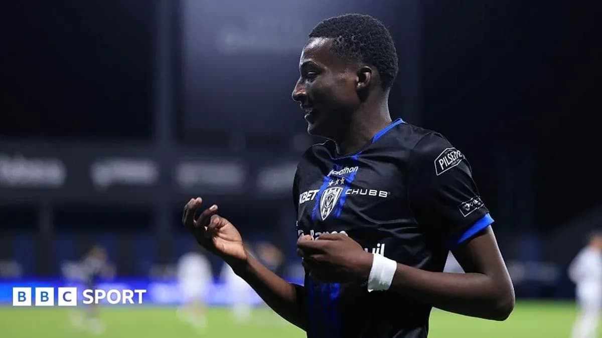 Player celebrating after scoring during a match Player celebrating after scoring during a match