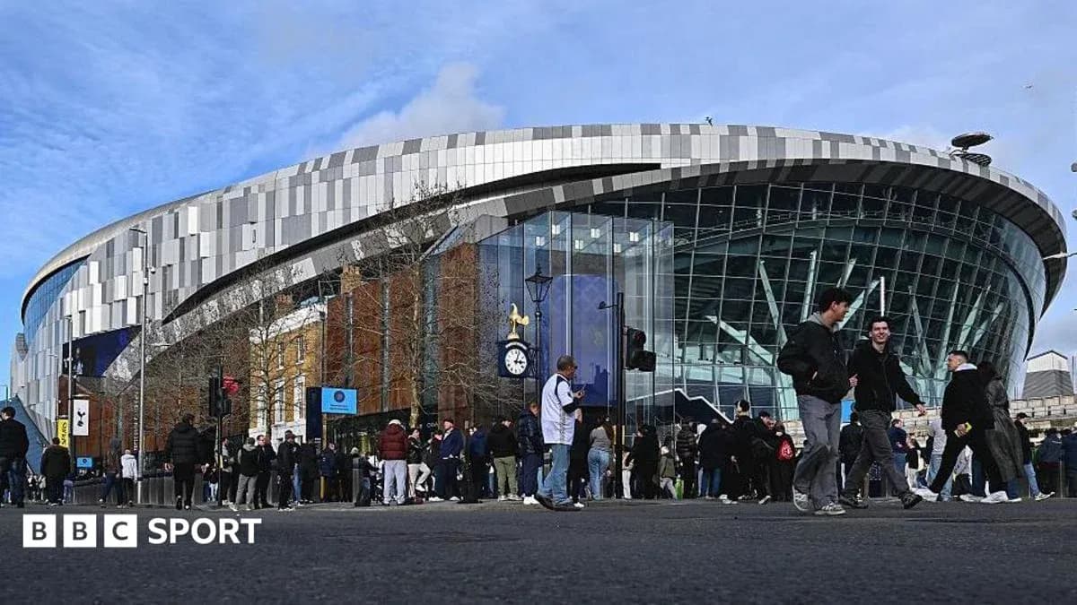 Crowd outside stadium on match day Crowd outside stadium on match day