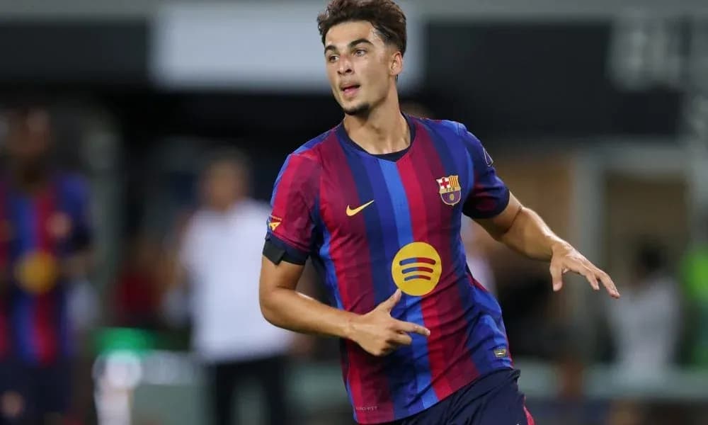 Player celebrating during match in Barcelona jersey Player celebrating during match in Barcelona jersey