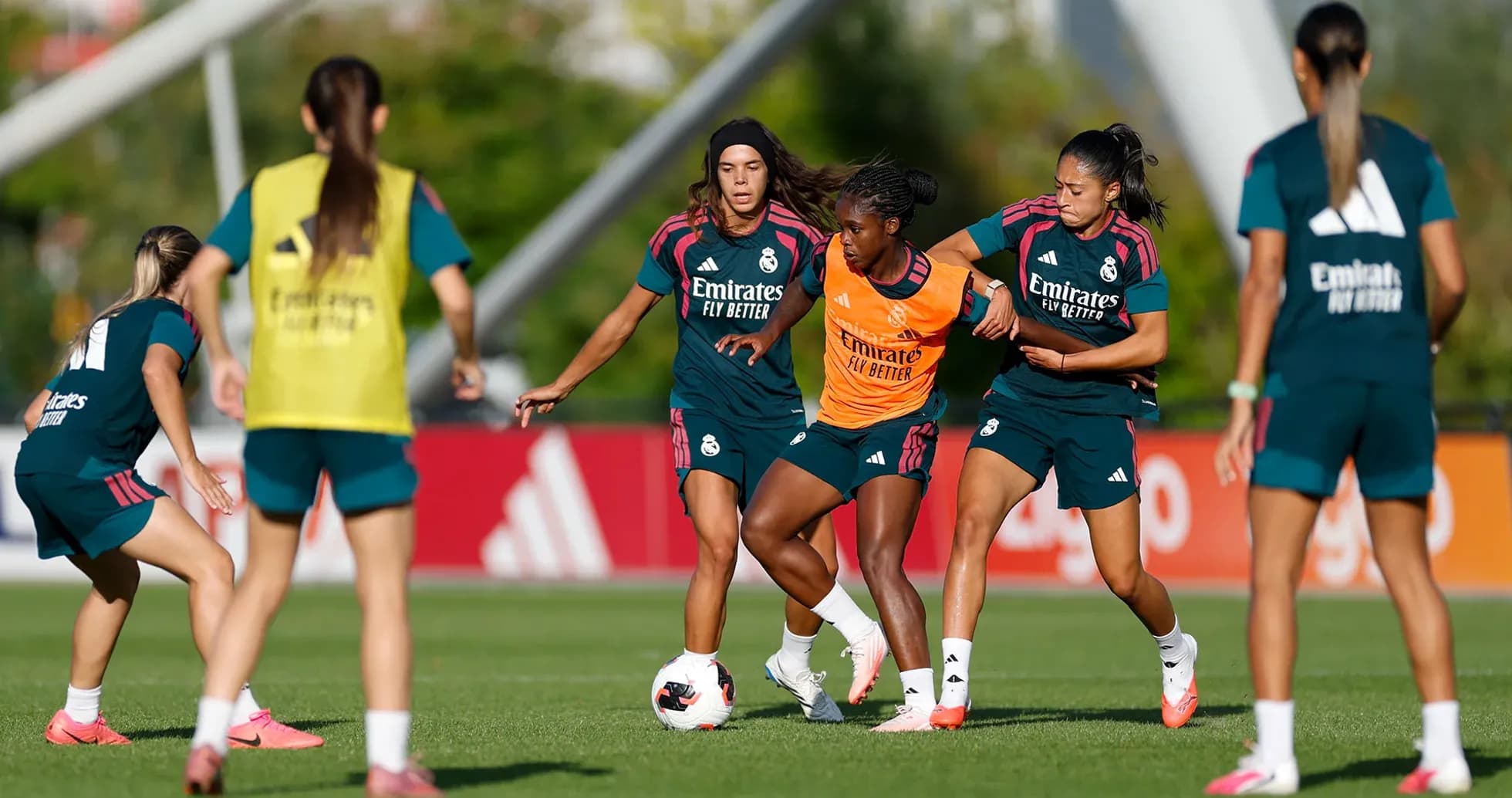 Real Madrid women training session before match Real Madrid women training session before match