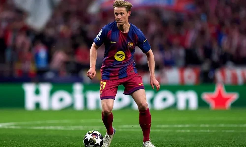Player in Barcelona kit during UEFA Champions League match Player in Barcelona kit during UEFA Champions League match