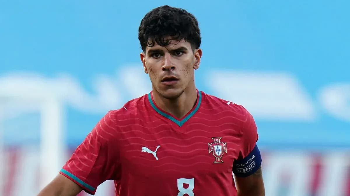 Player in red Portugal jersey during match Player in red Portugal jersey during match