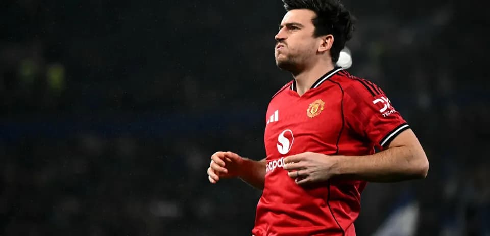 Player celebrating in Manchester United jersey Player celebrating in Manchester United jersey