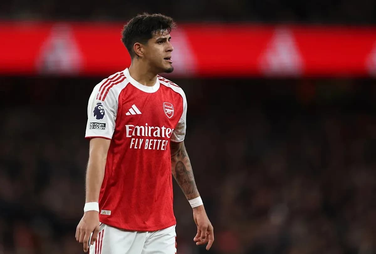 Arsenal player on pitch during match Arsenal player on pitch during match