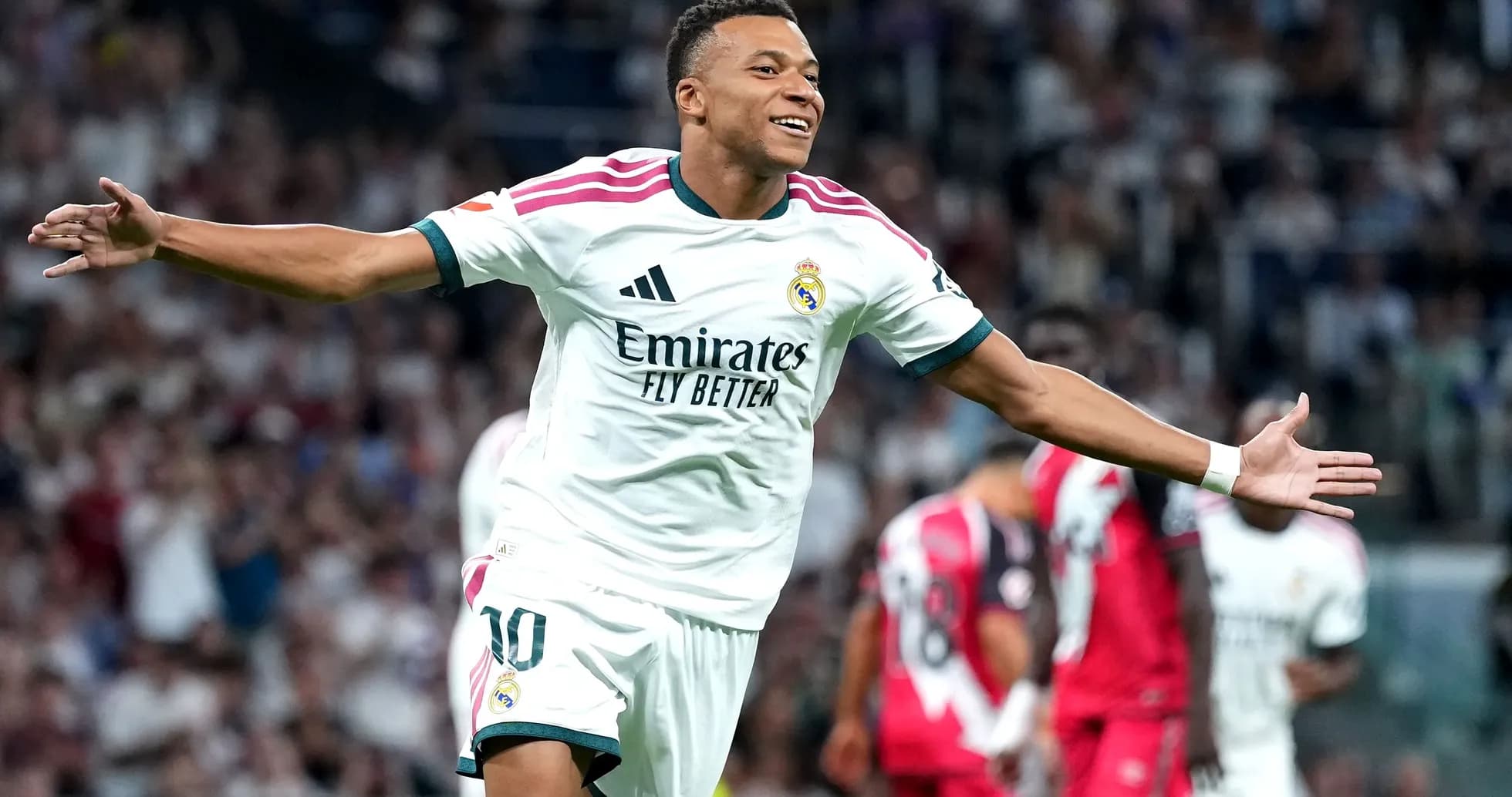 Player celebrating goal during match for Real Madrid Player celebrating goal during match for Real Madrid