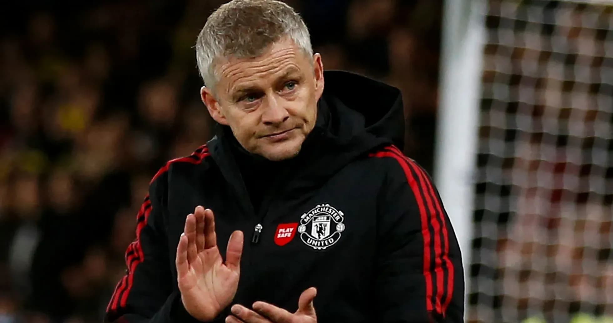 Manager gesturing during match on the sidelines Manager gesturing during match on the sidelines