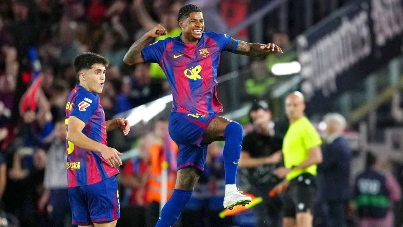 Barcelona players celebrating a goal during match Barcelona players celebrating a goal during match