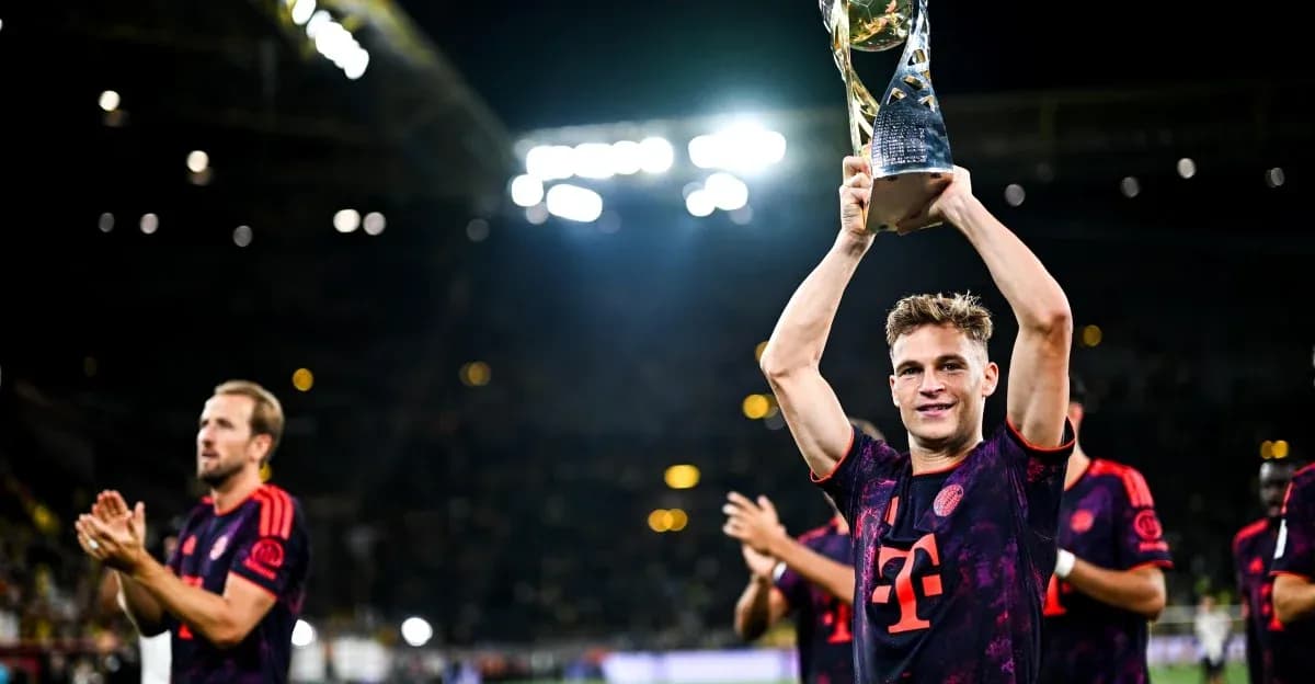 Player celebrating with trophy after winning match Player celebrating with trophy after winning match