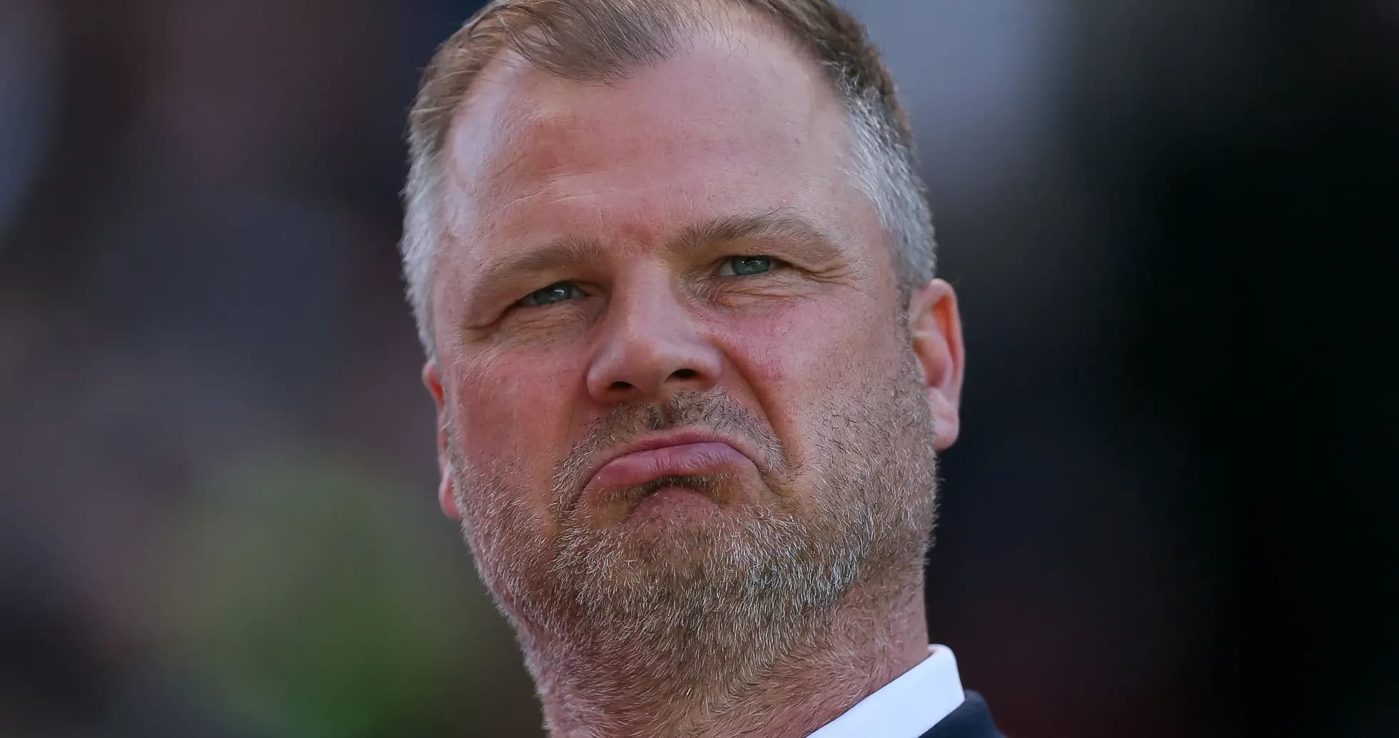 Coach with serious expression during match Coach with serious expression during match