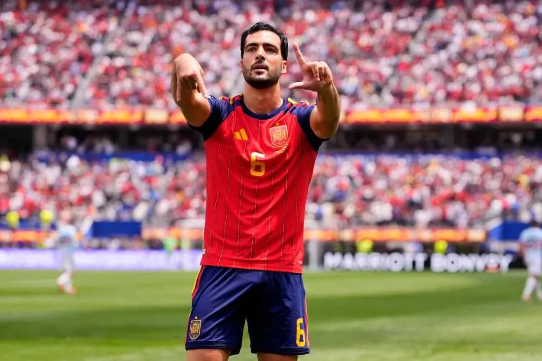 Player celebrating during France vs Spain match Player celebrating during France vs Spain match