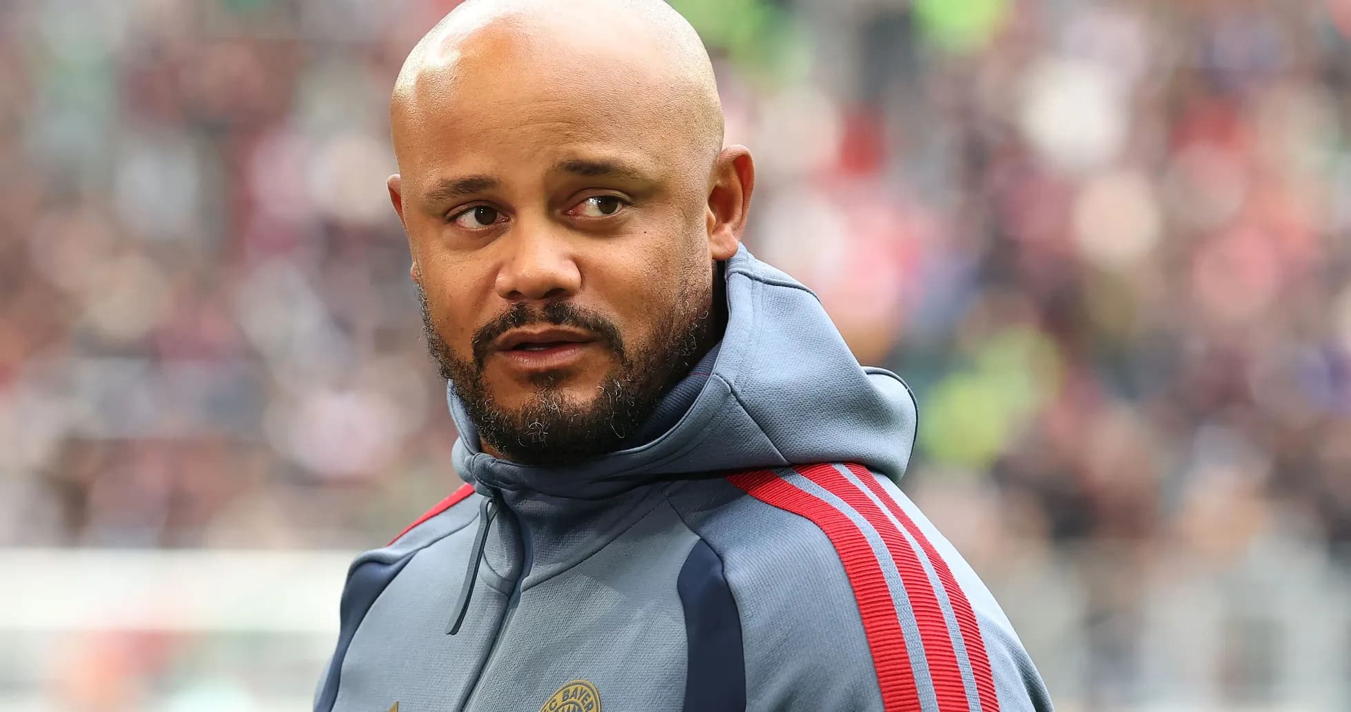 Coach in FC Bayern tracksuit during match Coach in FC Bayern tracksuit during match