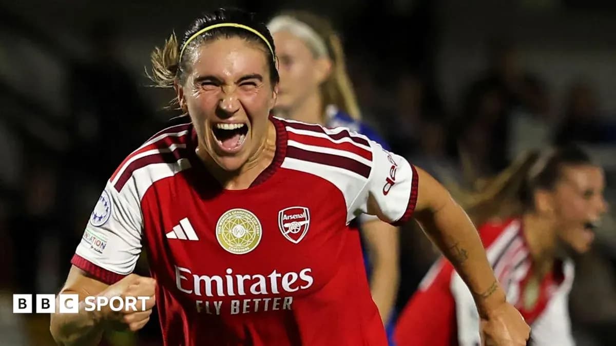 Player celebrating a goal in Arsenal jersey Player celebrating a goal in Arsenal jersey