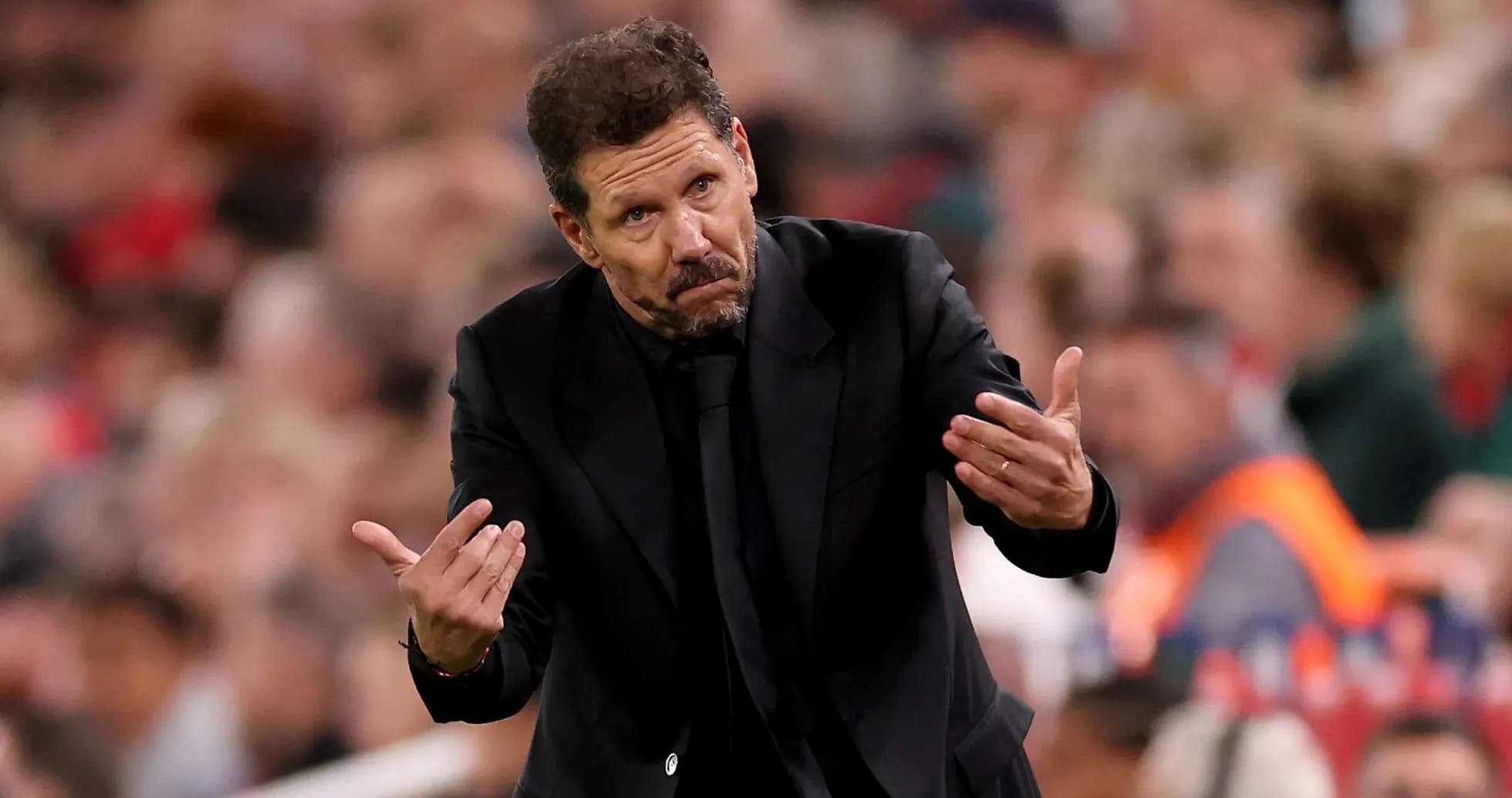 Coach gesturing during a football match Coach gesturing during a football match