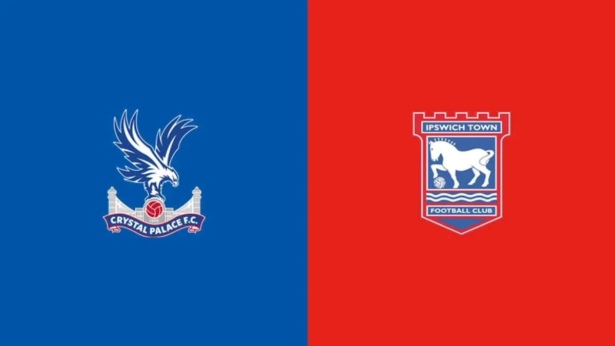 Logos of Crystal Palace and Ipswich Town FC Logos of Crystal Palace and Ipswich Town FC