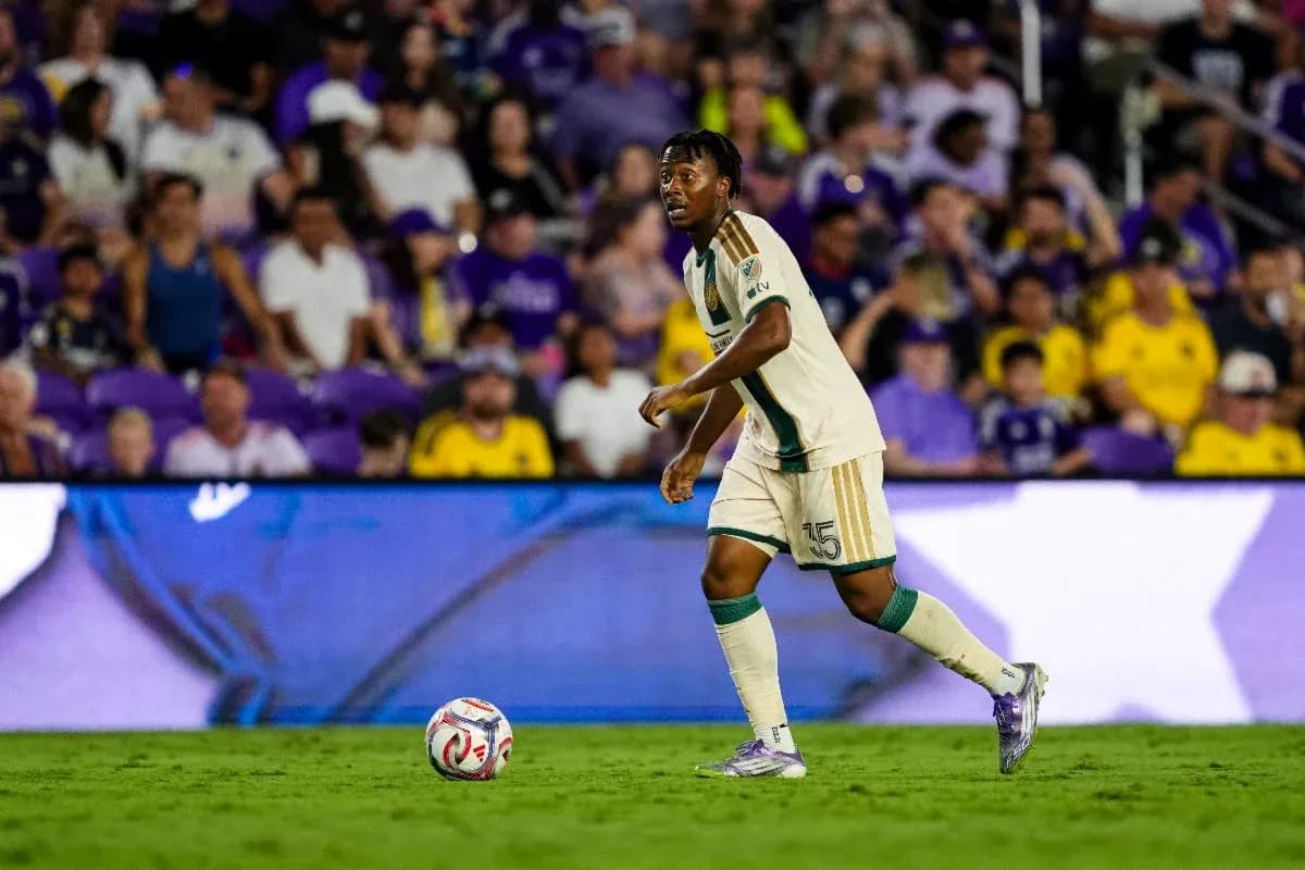 Atlanta United FC player in action during match Atlanta United FC player in action during match