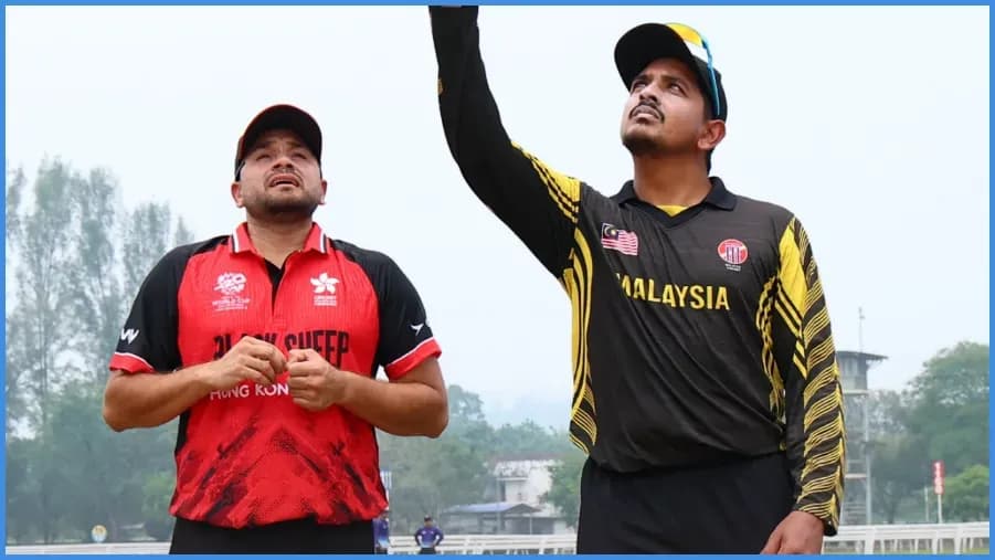 Hong Kong vs Malaysia ICC T20 World Cup Asia Sub Regional Qualifier B: Live Score and Streaming Info Hong Kong vs Malaysia ICC T20 World Cup Asia Sub Regional Qualifier B: Live Score and Streaming Info