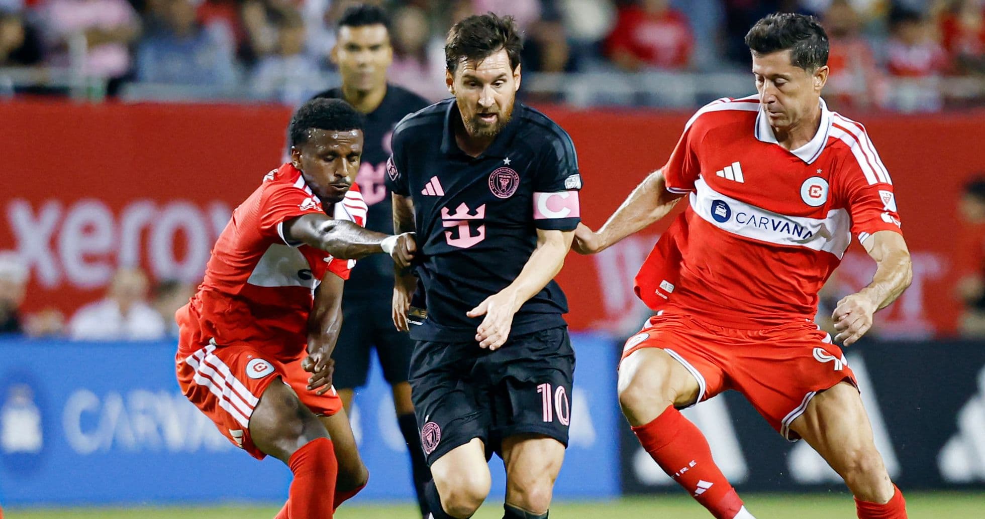 Messi and Lewandowski Shine as Inter Miami Draw with Chicago Fire in Historic MLS Match Messi and Lewandowski Shine as Inter Miami Draw with Chicago Fire in Historic MLS Match
