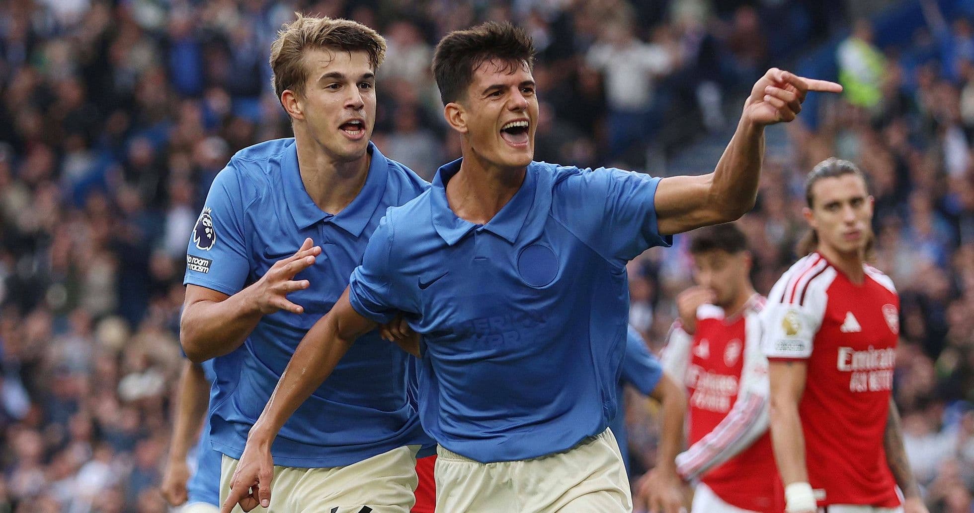 Chema Andres Revels in Stunning Brighton Debut Goal Against Arsenal Chema Andres Revels in Stunning Brighton Debut Goal Against Arsenal