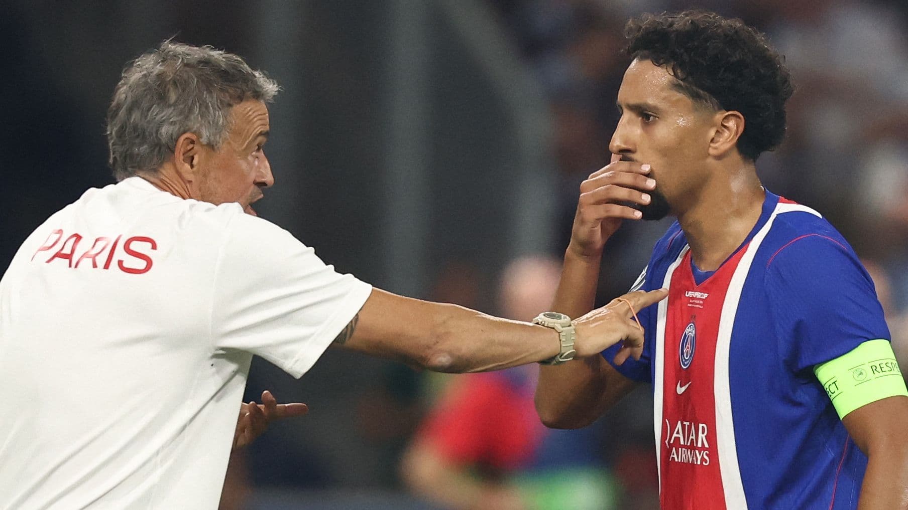 Marquinhos Signals Strict Standards as Luis Enrique Prepares PSG for Champions League Clash Marquinhos Signals Strict Standards as Luis Enrique Prepares PSG for Champions League Clash