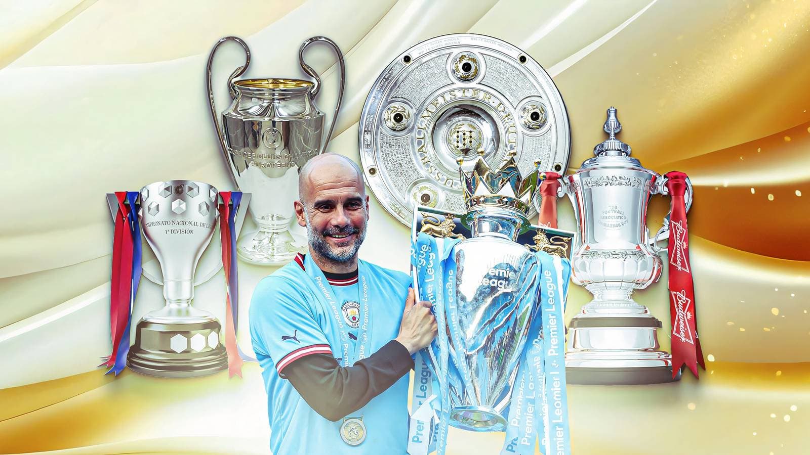 The Complete Trophy Collection of Pep Guardiola The Complete Trophy Collection of Pep Guardiola